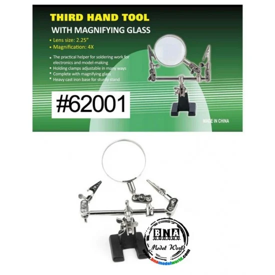 Delta 62001 Handy Hands with Magnifying Glass - Hobby Tools & Supplies