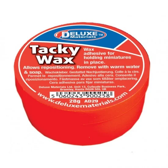 Deluxe Materials AD29 Tacky Wax Adhesive (28g) - Hobby Tools & Supplies