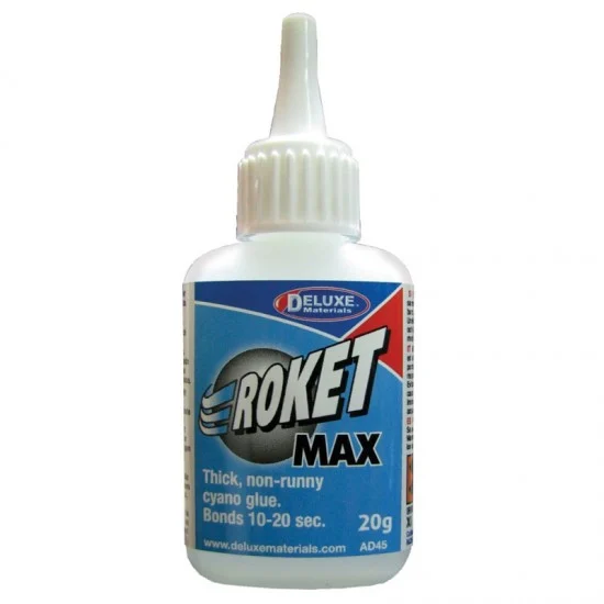 Deluxe Materials AD45 Roket Max - Cyano Adhesive Glue (20g)