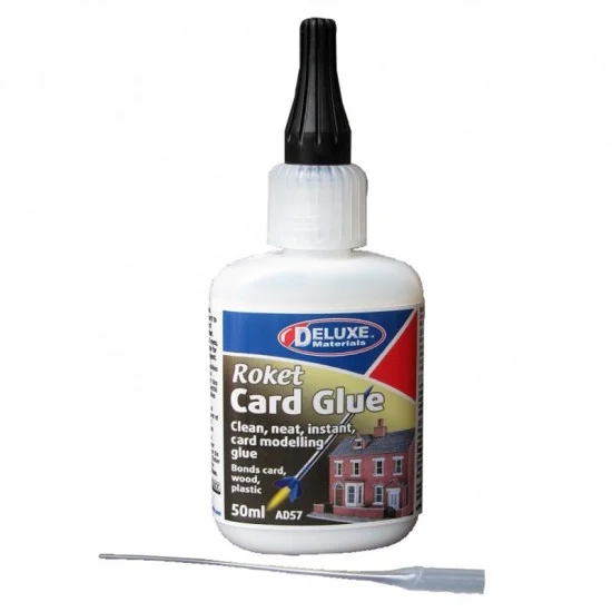 Deluxe Materials AD57 Roket Card Glue (50ml) - Hobby Tools & Supplies