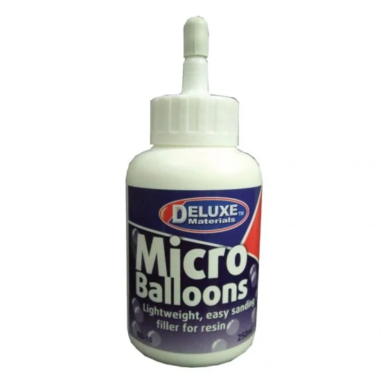 Deluxe Materials BD15 Microballoons Filler (250ml) - Hobby Tools & Supplies