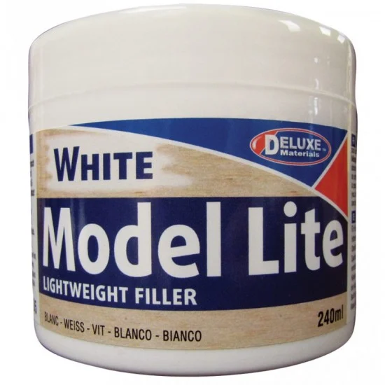 Deluxe Materials BD5 Model Lite Lightweight Filler (240ml, white) - Hobby Tools & Supplies