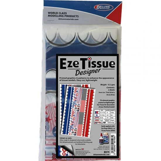 Deluxe Materials BD79 Eze Tissue Designer (2 sheets, each: 75cm x 50cm) - Hobby Tools & Supplies