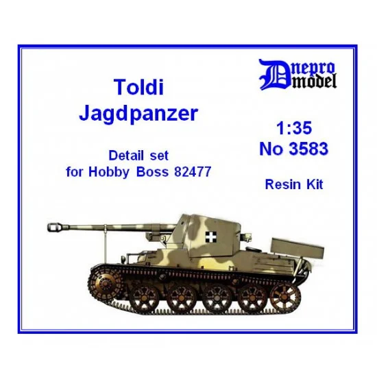 Dnepromodel 3583 1/35 Toldi Jagdpanzer Detail Set for Hobby Boss kit #82477 - Military Vehicles & Tanks