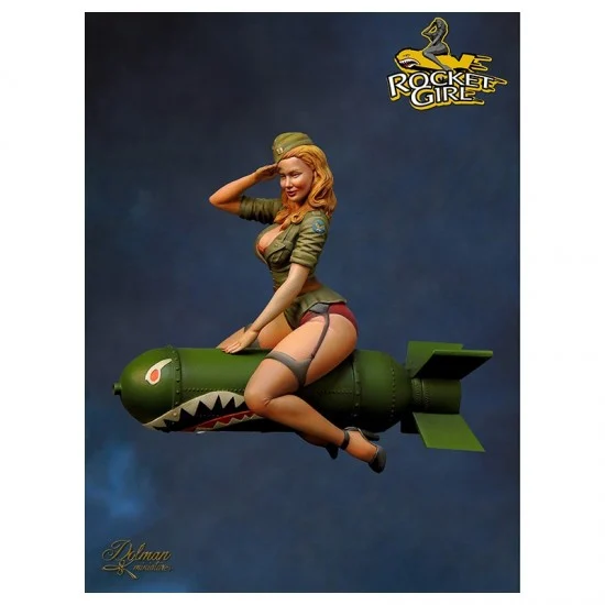 Dolman miniatures F75-4 75mm Scale Rocket Girl