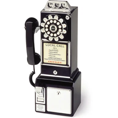 Classic Pay Phone Crosley (CR56-BK)