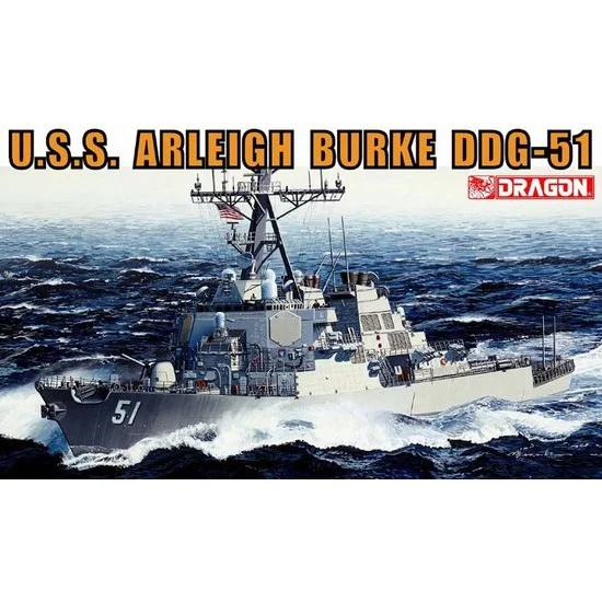 Dragon 1023 1/350 USS Arleigh Burke Class Destroyer DDG-51