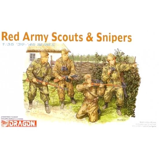 Dragon 6068 1/35 Red Army Scouts &Snipers - Model Figures