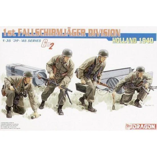 Dragon 6276 1/35 1st Fallschirmjager Division (Holland) - Model Figures