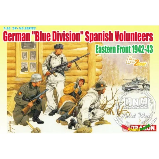 Dragon 6674 1/35 German Blue Division, Spanish Volunteers - Model Figures