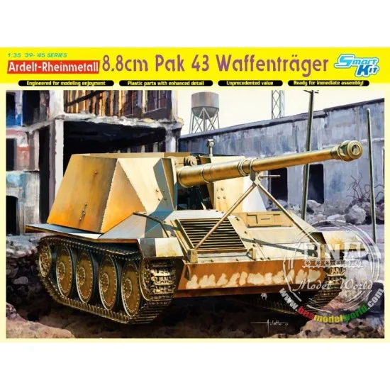 Dragon 6728 1/35 WWII Ardelt-Rheinmetall 8.8cm Pak 43 Waffentrager