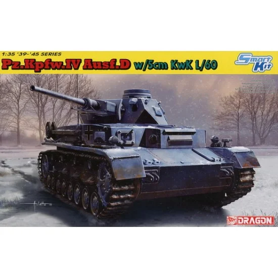 Dragon 6736 1/35 PzKpfw.IV Ausf.D with 5cm KwK L/60 - Military Vehicles & Tanks