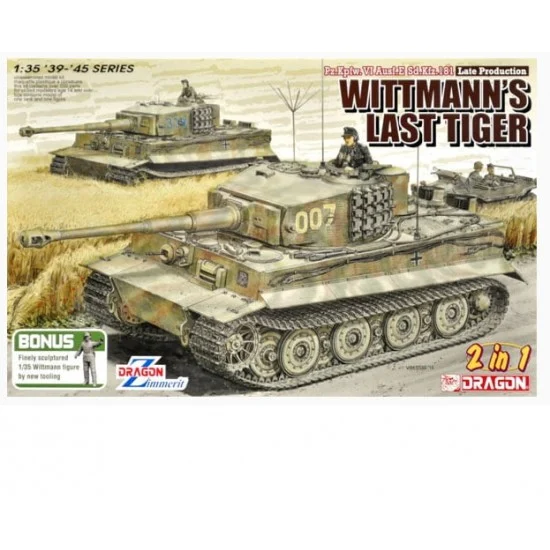 Dragon 6800 1/35 Wittmann's Last Tiger - Military Vehicles & Tanks