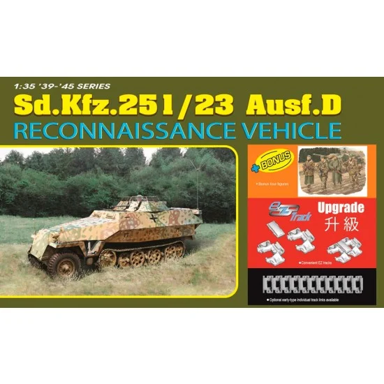 Dragon 6985 1/35 SdKfz.251/23 Ausf.D Reconnaissance Vehicle - Military Vehicles & Tanks