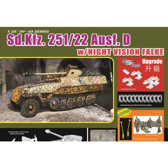 Dragon 6994 1/35 Sd.Kfz.251/22 Ausf.D w/Night Vision Falke - Military Vehicles & Tanks