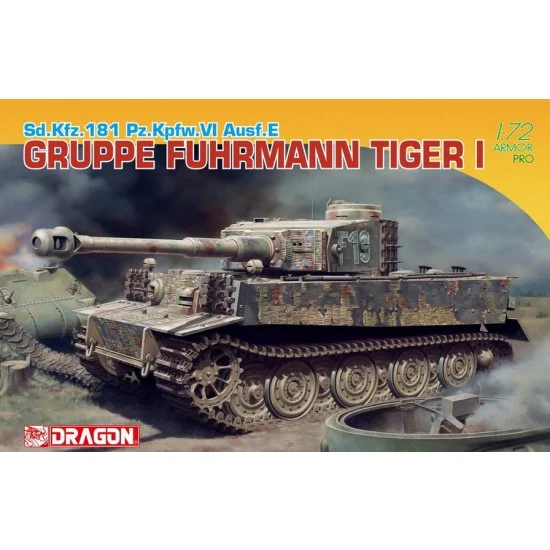Dragon 7368 1/72 SdKfz.181 PzKpfw.VI Ausf.E Gruppe Fehrmann Tiger I - Military Vehicles & Tanks