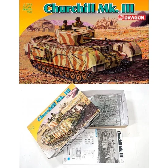Dragon 7396 1/72 British Churchill Mk.III Infantry Tank - Military Vehicles & Tanks