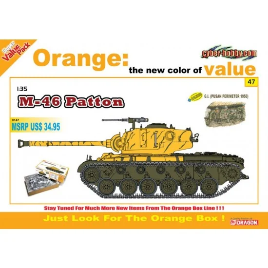 Cyber Hobby 9147 1/35 M-46 Patton Medium Tank