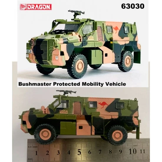 Dragon Armour 63030 1/72 Australian Bushmaster Protected Mobility Vehicle - Military Vehicles & Tanks