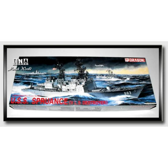 Dragon 1006 1/350 USS Spruance (VLS Destroyer) - Model Ships & Boats