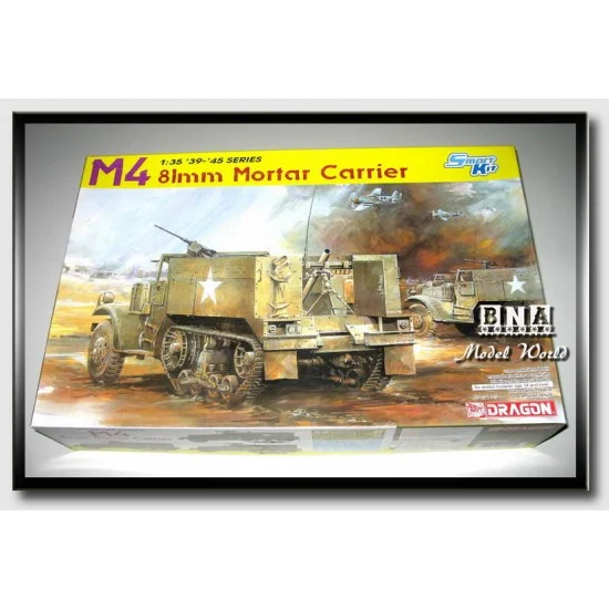 Dragon 6361 1/35 M4 81mm Mortar Carrier [Smart Kit] - Military Vehicles & Tanks