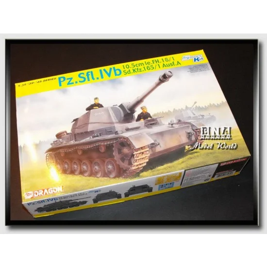 Dragon 6475 1/35 Pz.Sfl.IVb 10.5cm le.FH.18/1 SdKfz.165/1 Ausf.A [Smart] - Military Vehicles & Tanks