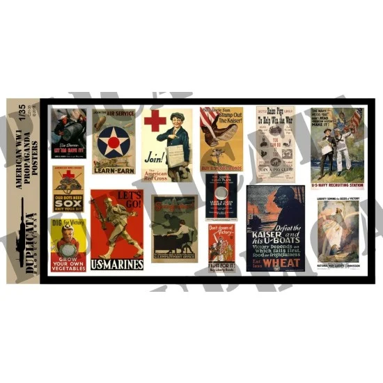 Duplicata Productions 21C-35 1/35 WWI American Propaganda