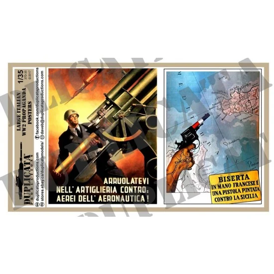 Duplicata Productions 37D-35 1/35 WWII Italian (Large) Propaganda