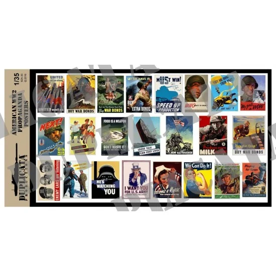 Duplicata Productions 92A-35 1/35 WWII American Propaganda