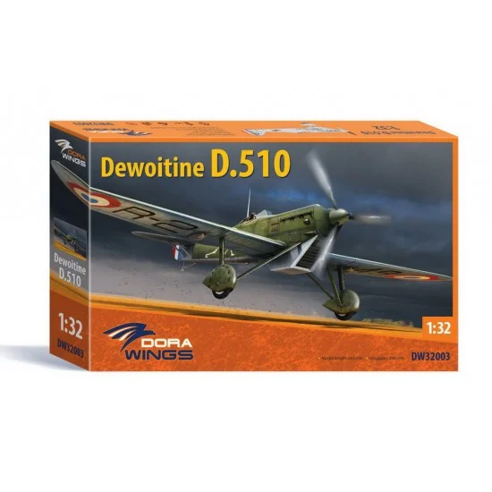 Dora Wings 32003 1/32 Dewoitine D.510 Fighter - Model Planes