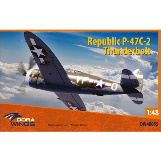 Dora Wings 48055 1/48 Republic P-47C-2 Thunderbolt Fighter-bomber