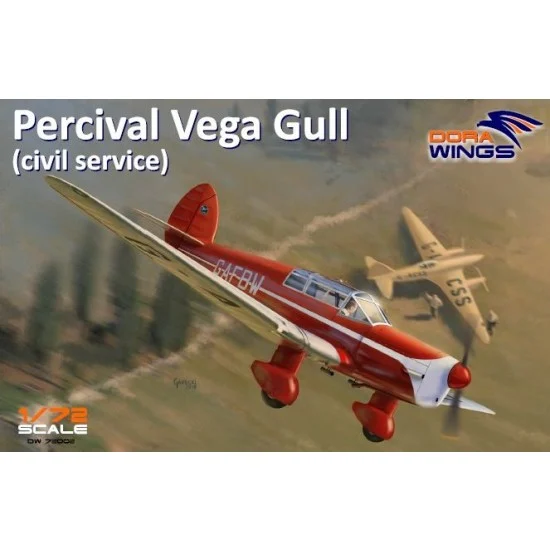 Dora Wings 72002 1/72 Percival Vega Gull (civil registration) - Model Planes