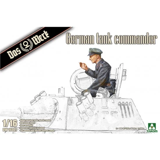 DAS WERK 16007 1/16 German Tank Commander - Model Figures