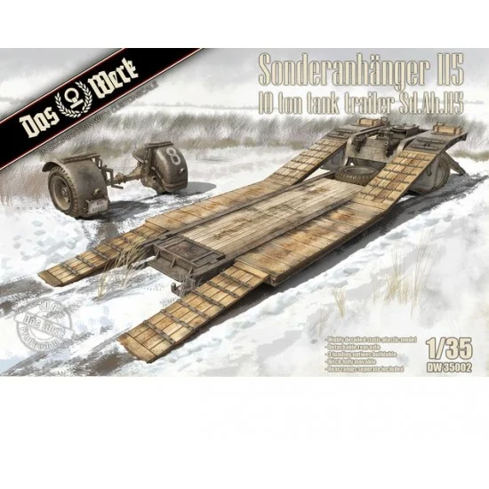 DAS WERK 35002 1/35 Sonderanhanger 115 10 Ton Tank Trailer - Military Vehicles & Tanks