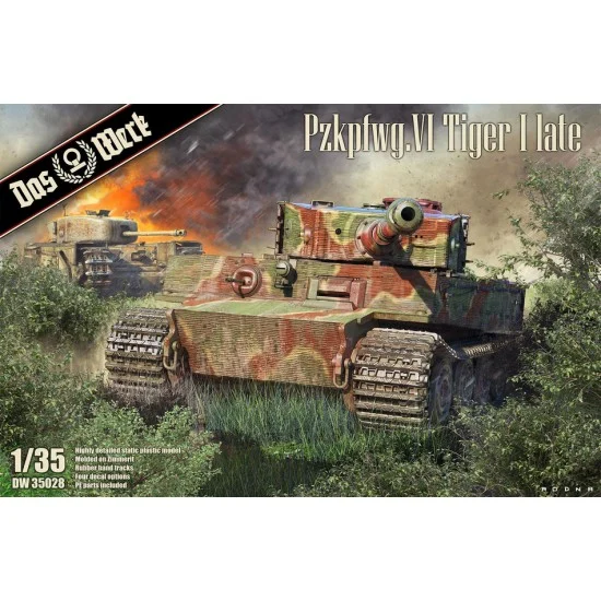 DAS WERK 35028 1/35 Pzkpfwg. VI Tiger I Late - Military Vehicles & Tanks
