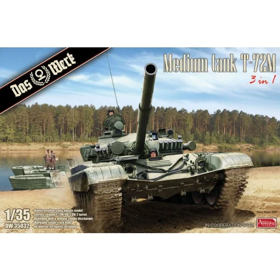 DAS WERK 35032 1/35 NVA/Hungarian/Hungarian/Iraqui T-72M Medium Tank