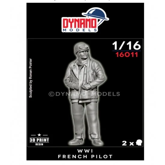Dynamo 16011 1/16 WWI French Pilot - Model Figures