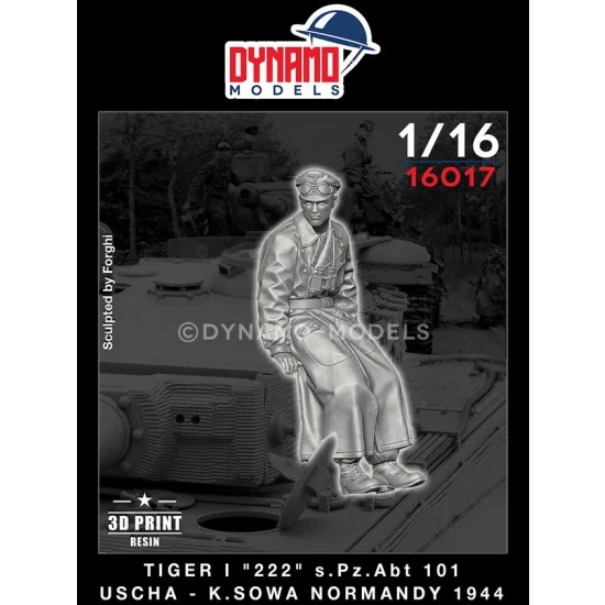 Dynamo 16017 1/16 Tiger I 222 s.Pz.Abt.101 - Uscha Kurt Sowa Normandy 1944