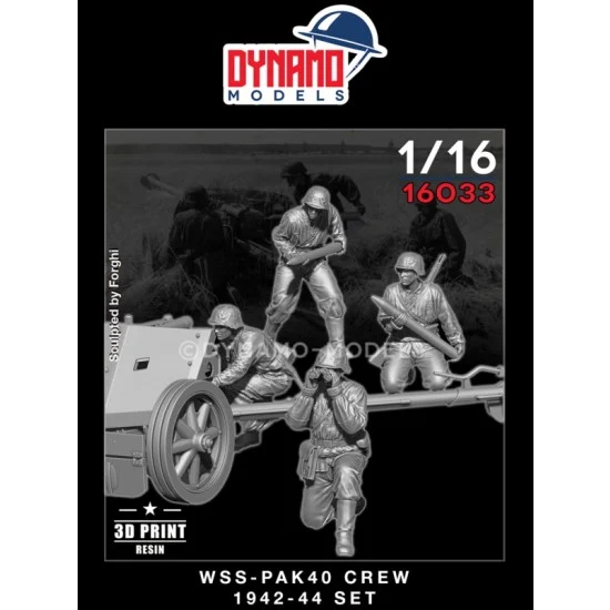 Dynamo 16033 1/16 WSS - PAK40 Crew 1942-44 Crew Set (4 figures)