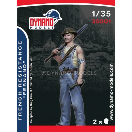 Dynamo 35001 1/35 French Resistance Fighter - Fernand