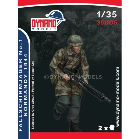 Dynamo 35005 1/35 German Fallschirmjager No.1 Normandy 1944 - Model Figures