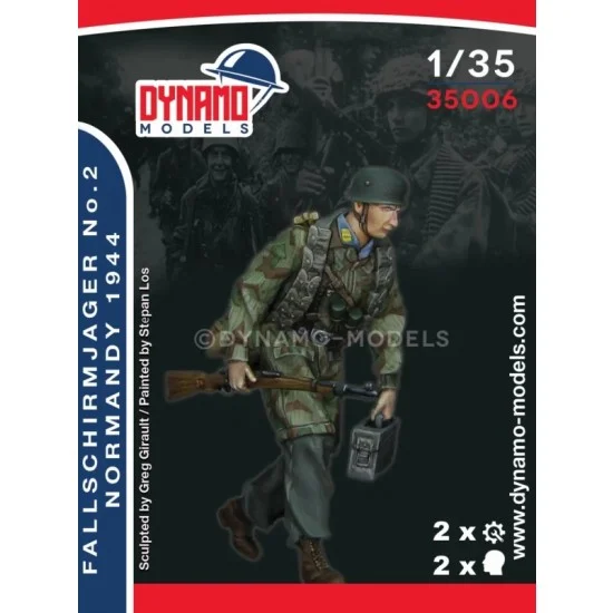 Dynamo 35006 1/35 German Fallschirmjager No.2 Normandy 1944 - Model Figures
