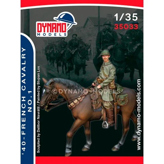 Dynamo 35033 1/35 French 1940 Cavalry Vol.1 - Model Figures