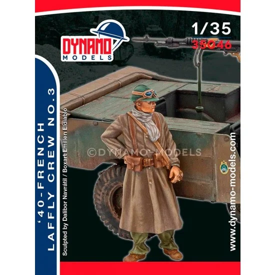 Dynamo 35046 1/35 French 1940 Laffly Crew Vol.2 - Model Figures