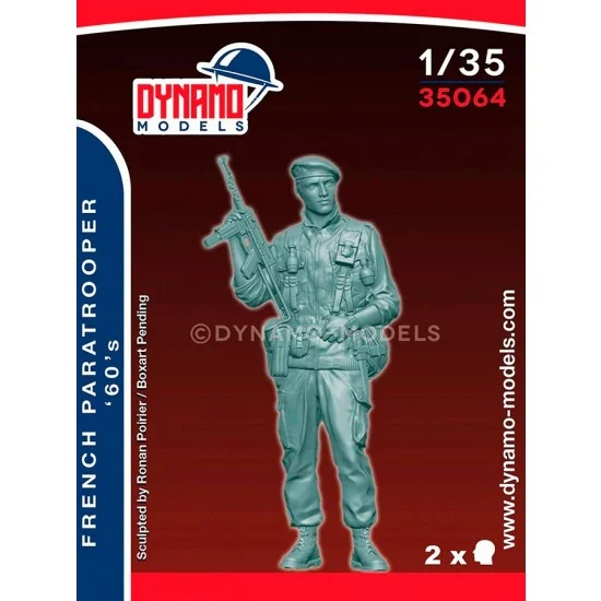 Dynamo 35064 1/35 French Paratrooper 1960s - Model Figures