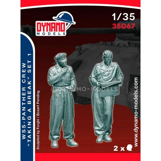 Dynamo 35067 1/35 WSS - Panther Crew Taking a Break Set 1 (2 figures)