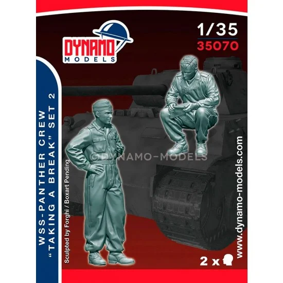 Dynamo 35070 1/35 WSS - Panther Crew Taking a Break Set 2 (2 figures)