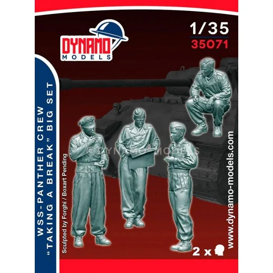 Dynamo 35071 1/35 WSS - Panther Crew Taking a Break Big Set (4 figures)