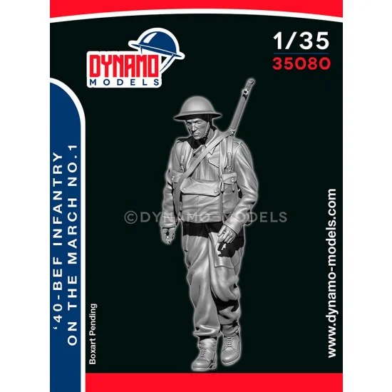 Dynamo 35080 1/35 BEF Infantryman Marching Vol.1 1940 - Model Figures