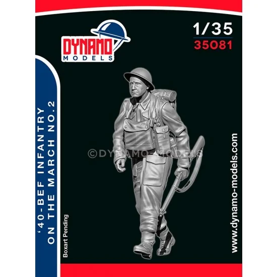 Dynamo 35081 1/35 BEF Infantryman Marching Vol.2 1940 - Model Figures